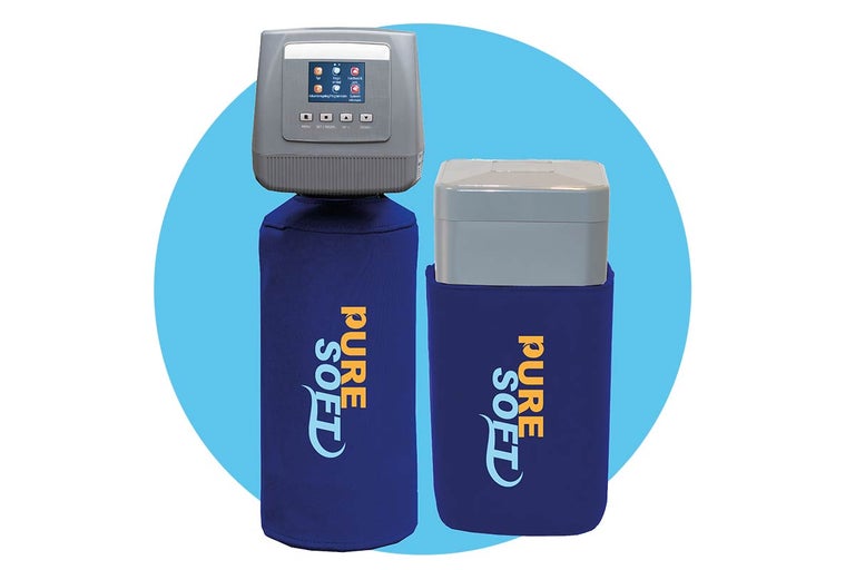 Waterontharder met zoutreservoir