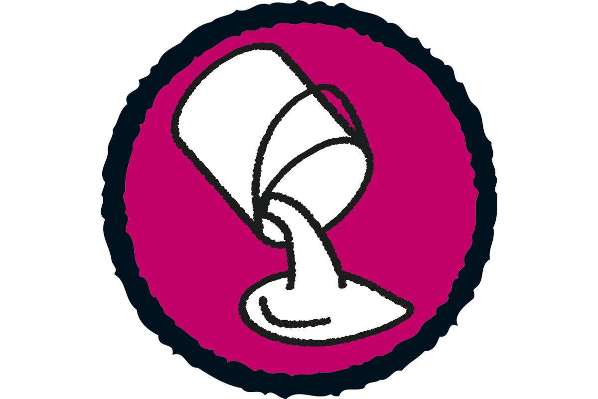 Symbool voor gieten