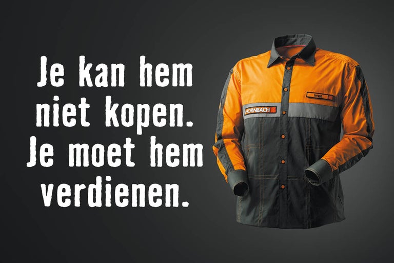 Hornbach werkkleding: Werkjas met Hornbach logo.