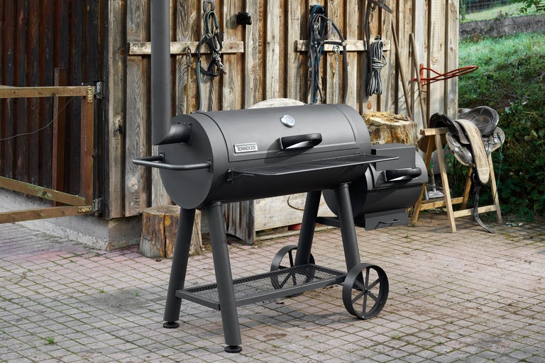 Tonne Grillwagen met opbergruimte en wielen van het merk Tenneker