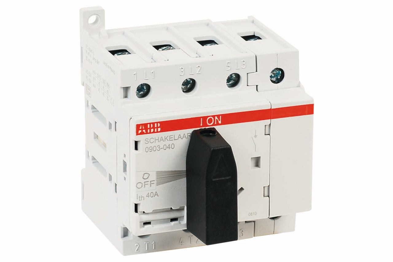 ABB lastscheider 40 Ampere voor DIN rail montage