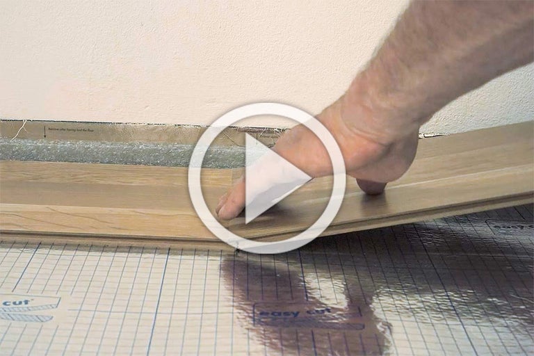 Laminaatvloer leggen met contactgeluidsisolatie