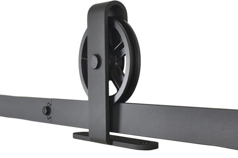 Schuifdeurrailsysteem met rollen en rail