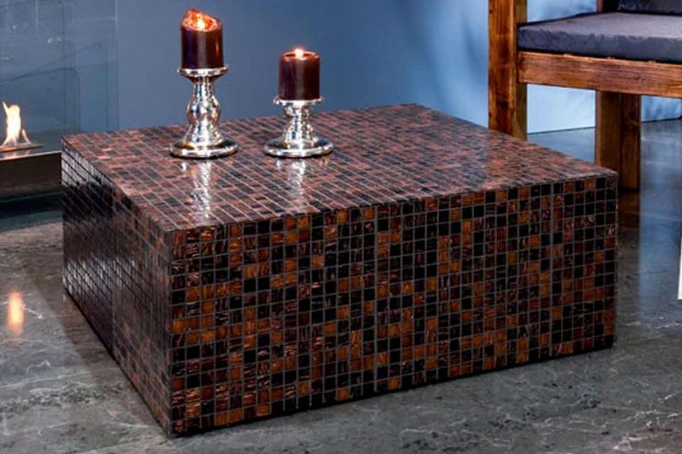 Kast/salontafel met mozaïek maken