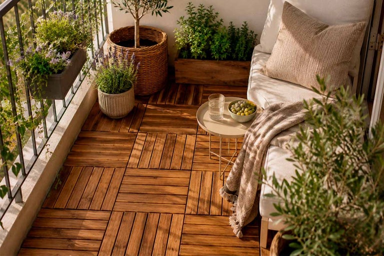 Balkon vloer ideeën