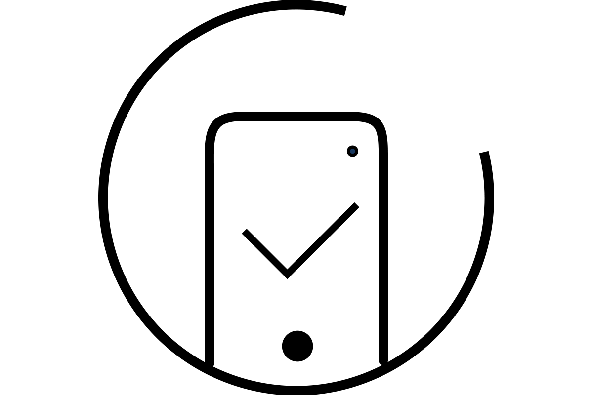 Enkele blauwe stip