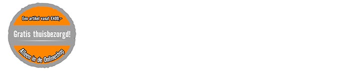 Gratis thuisbezorgd vanaf 400 euro in de onlineshop