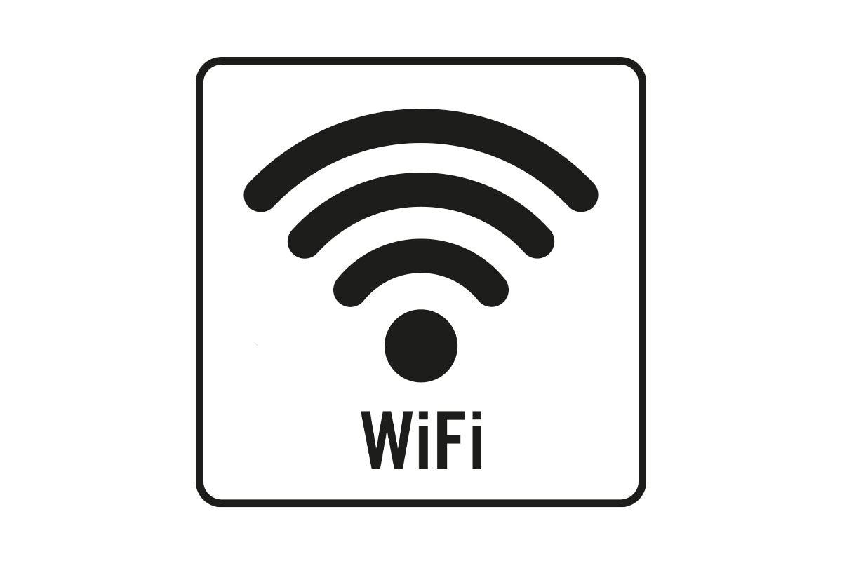Symbool voor wifiverbinding