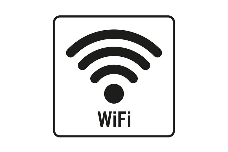 Symbool voor wifiverbinding