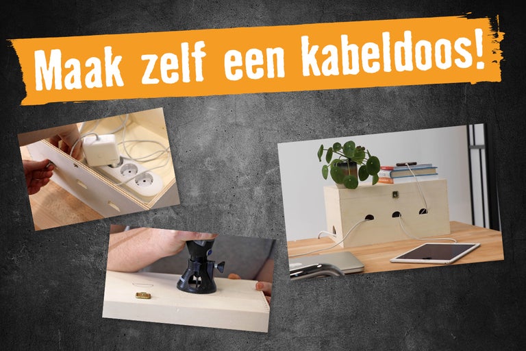 Instructie voor het zelf maken van een kabeldoos.