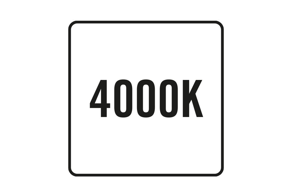 Kleurtemperatuur 4000 Kelvin