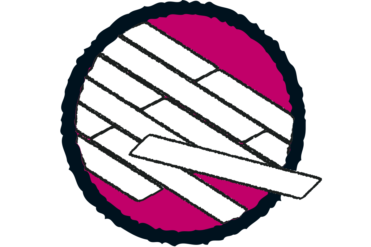 Symbool voor laminaatvloer