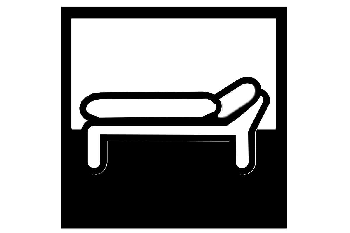 Ligstoel pictogram