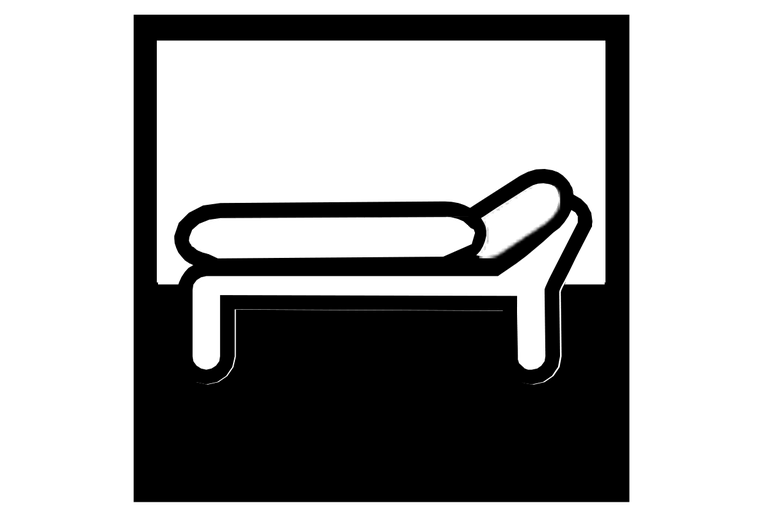 Ligstoel pictogram