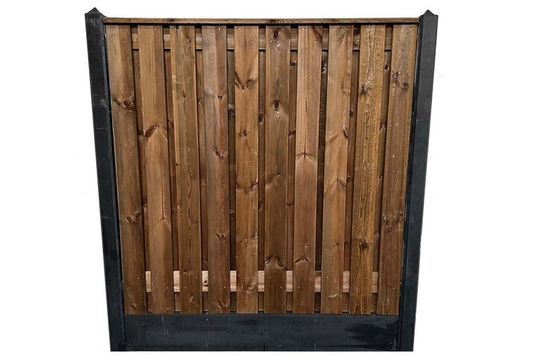 Houten tuinscherm met frame