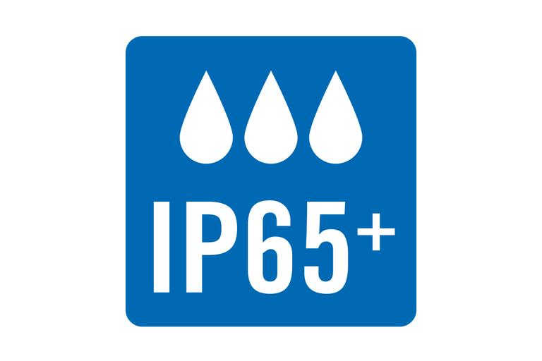 Beschermingsklasse IP65 plus