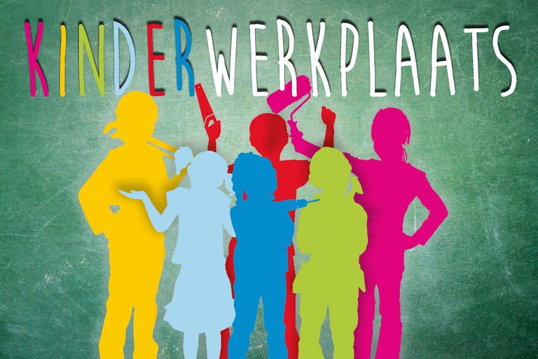 Illustratie van kinderwerkplaats met gereedschap