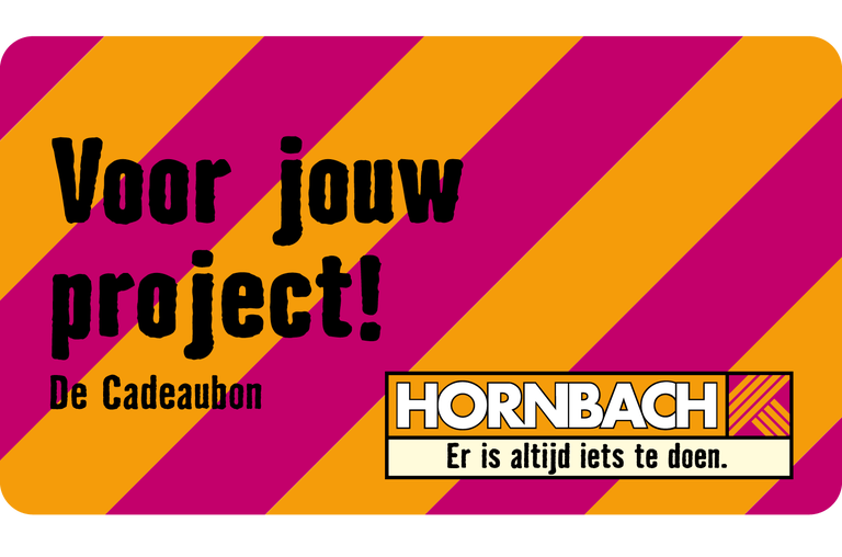 Hornbach cadeaubon voor uw project