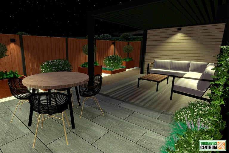 De moderne tuin