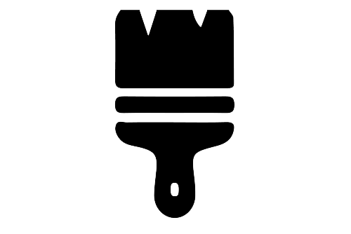 Verfborstel symbool
