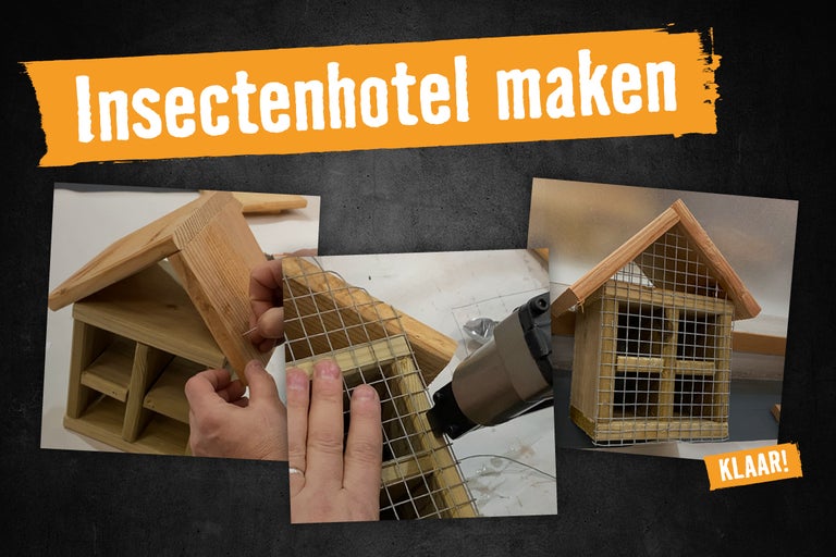 Instructies voor het maken van een insectenhotel