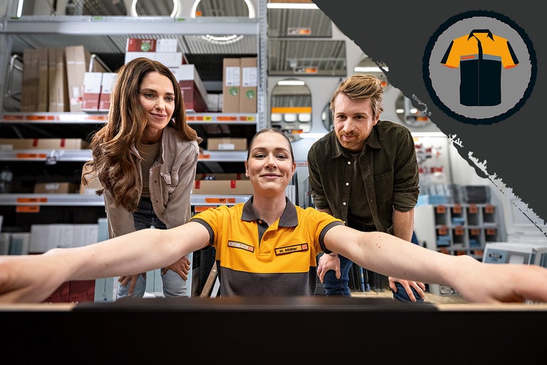 Symbool werkkleding overhemd