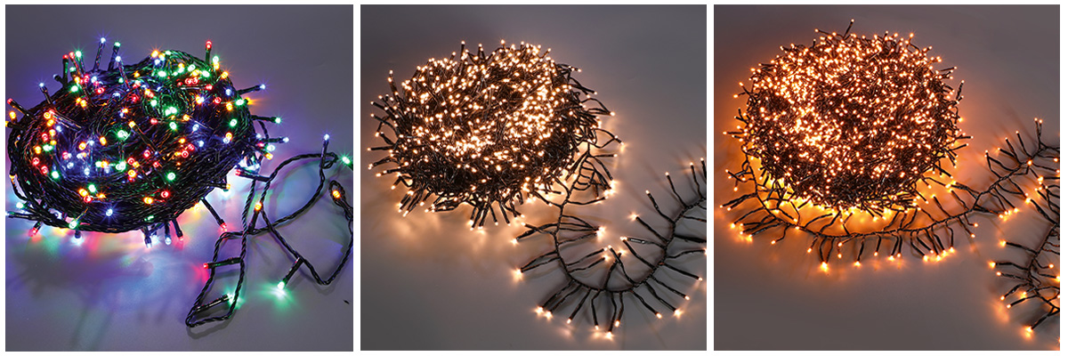 LED-lichtsnoer met verschillende lichtkleuren
