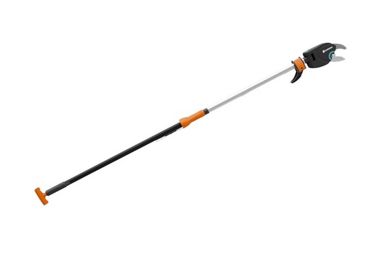 Tuinschaar met telescopische steel voor het snoeien van bomen