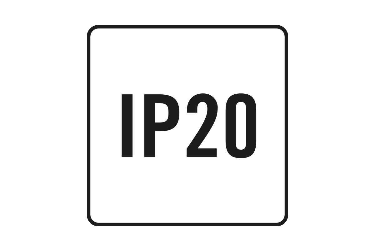 Beschermingsgraad IP20