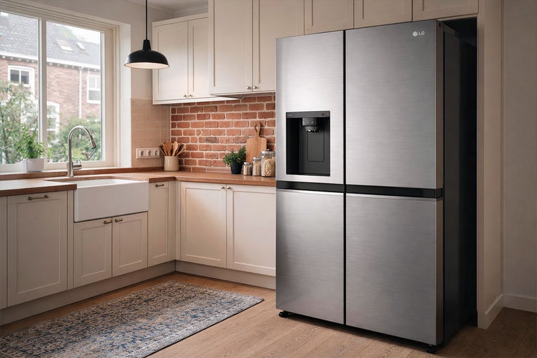 Keuken met LG koelkast met waterdispenser