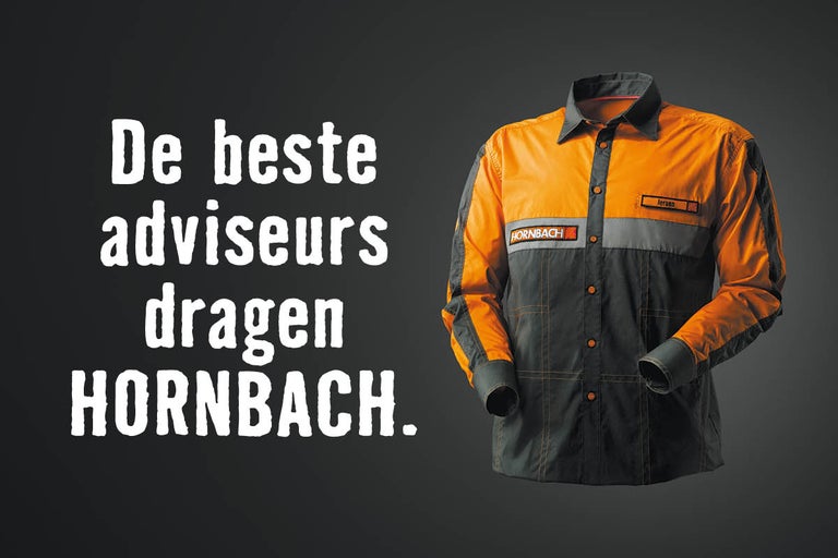 De beste adviseurs dragen HORNBACH!