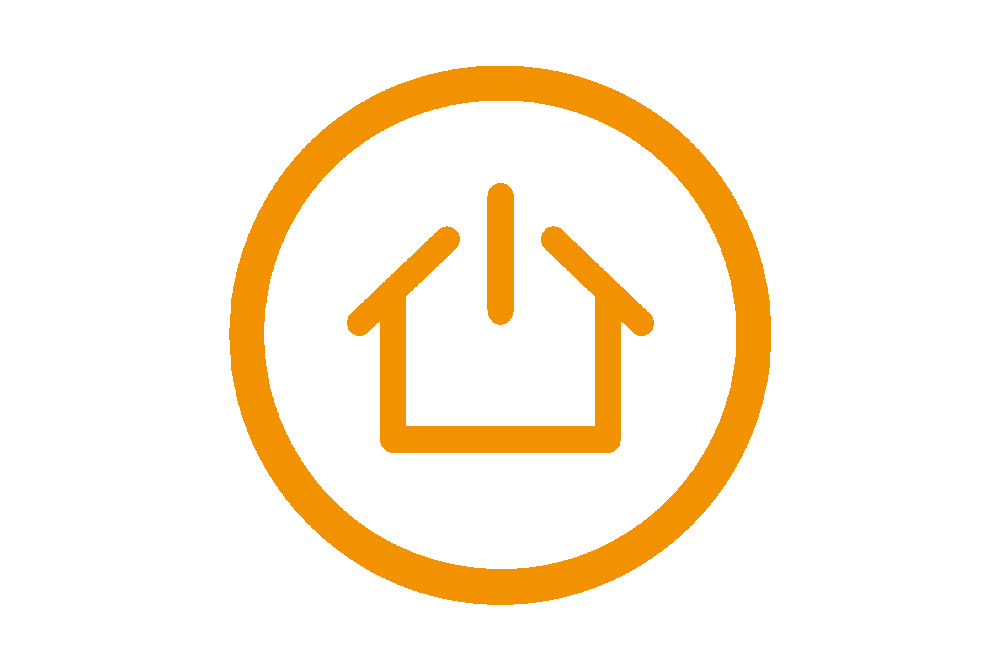 Symbool voor Smart Home functie