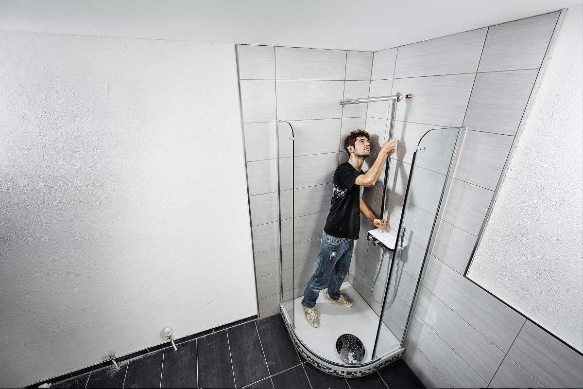 Douchekraan monteren? Volg de stap voor staphandleiding van HORNBACH!
