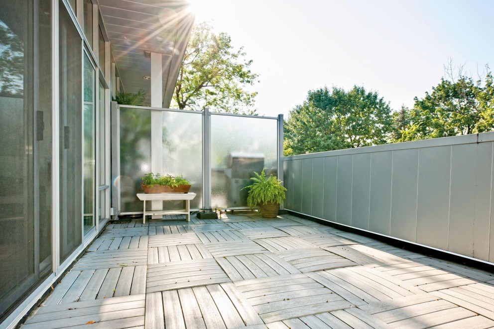 Glazen afscherming balkon | HORNBACH