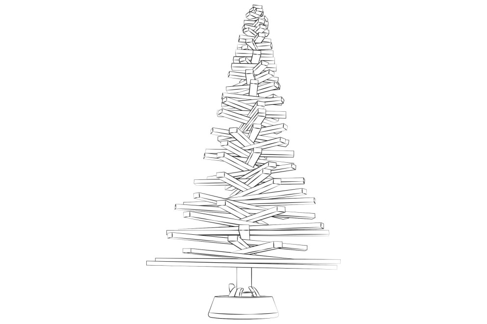 
				Alternatieve kerstboom maken | houten kerstboom plan | HORNBACH

			