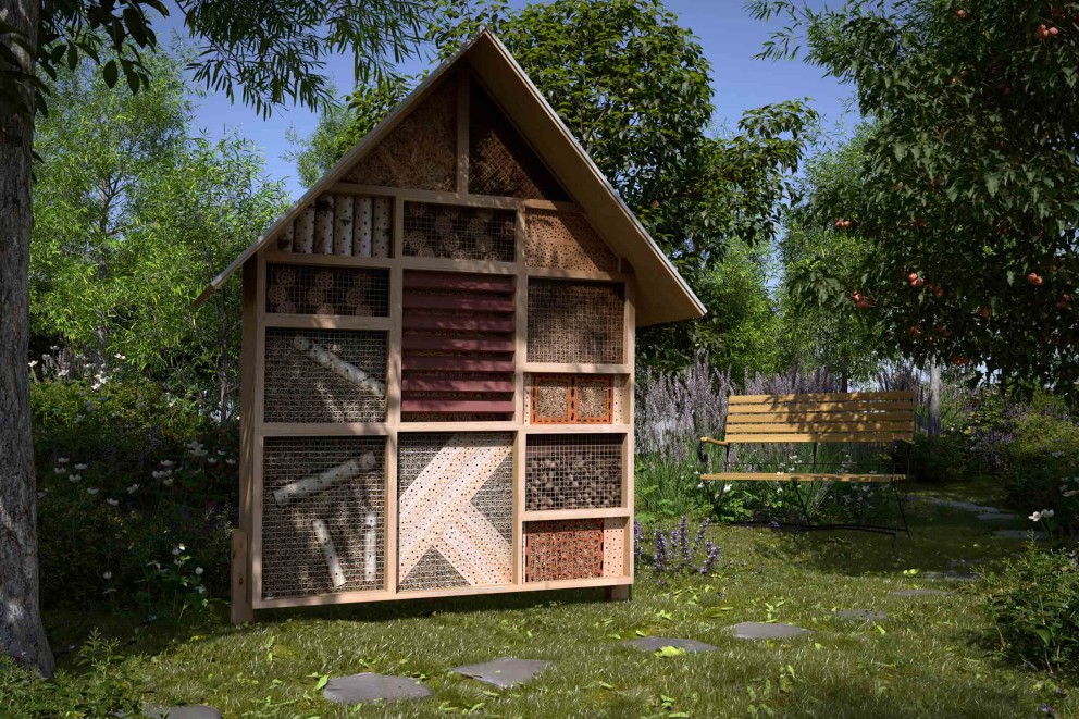 Groot insectenhotel XXL . HORNBACH Groot insectenhotel XXL . HORNBACH