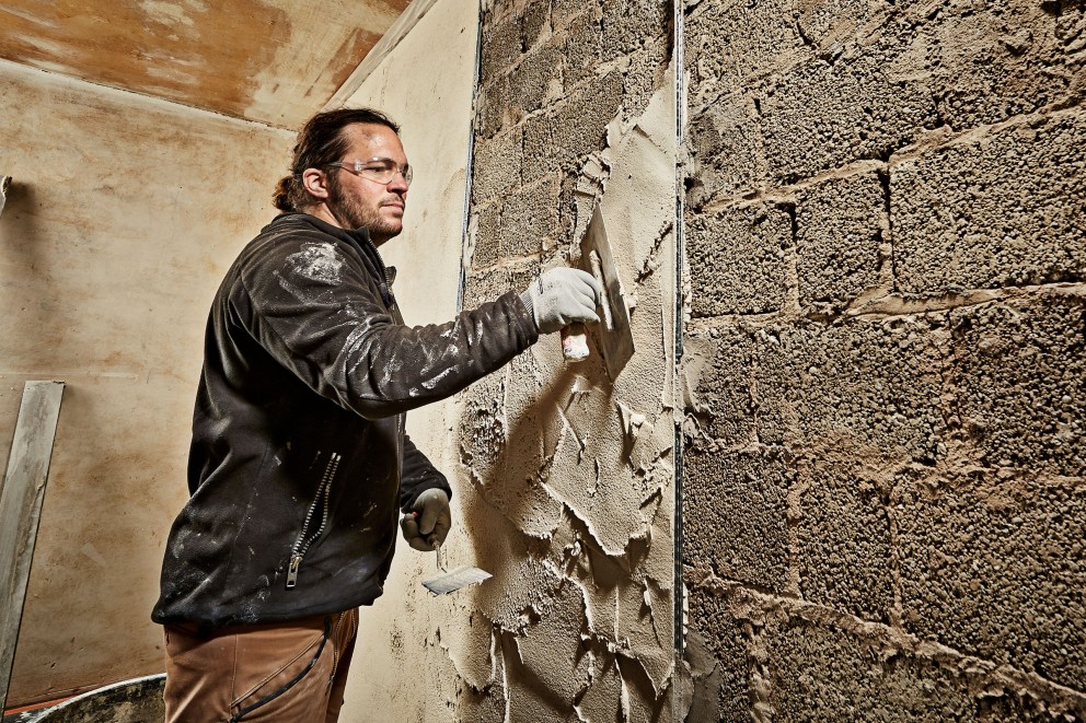 Muur stucen . HORNBACH Muur stucen . HORNBACH