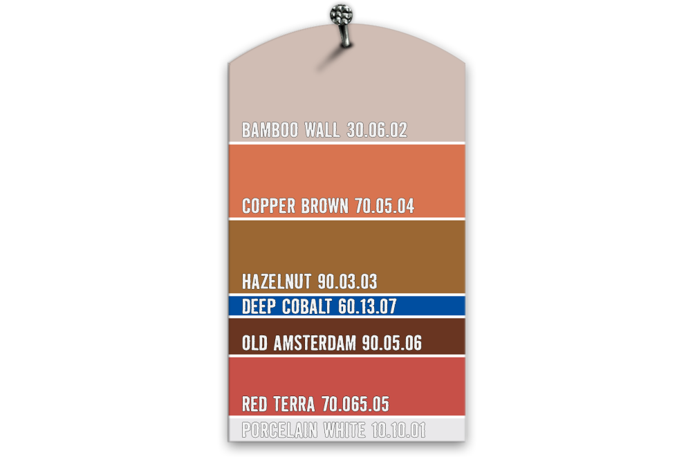 Kleurkaart woontrend Terra | HORNBACH Wooninspiratie