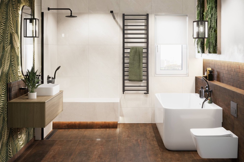 
						Moderne badkamer Brasilia
					
