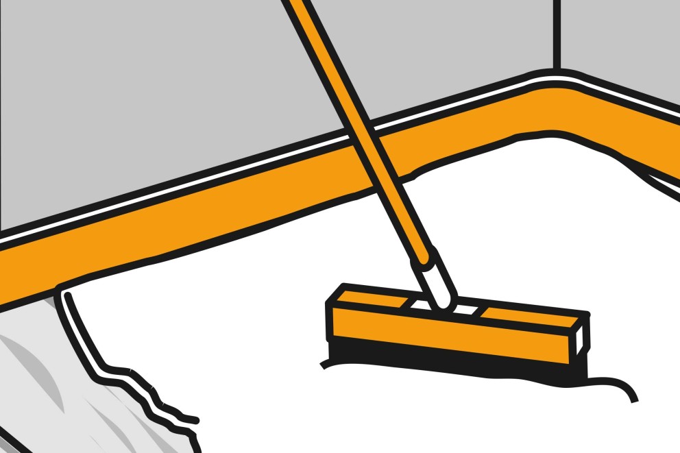  Tegels over een houten vloer leggen | Stap 5 | HORNBACH! 