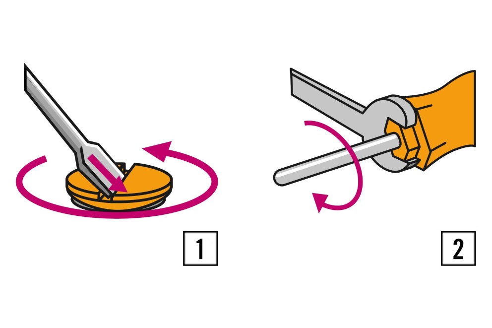 Vastzittende schroeven losdraaien Vastzittende schroeven losdraaien
