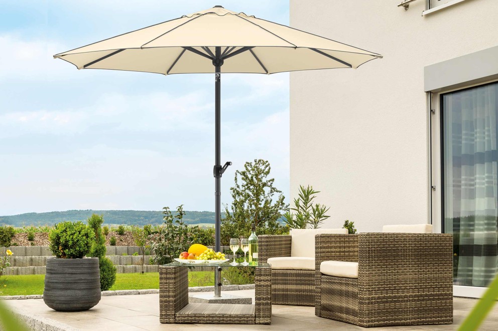 Zonwering voor de tuin kiezen | parasol | HORNBACH Zonwering voor de tuin kiezen | parasol | HORNBACH