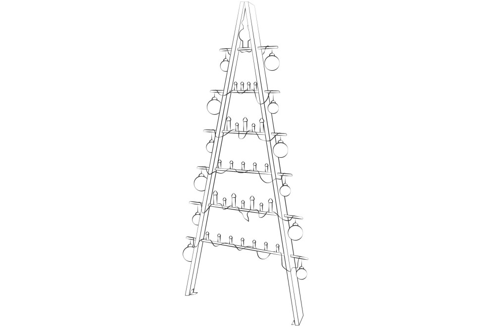 Alternatieve kerstboom maken | Opvouwbare kerstboom | HORNBACH