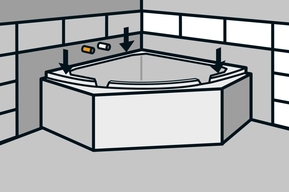  Bad inbouwen met baddrager 10 | HORNBACH 