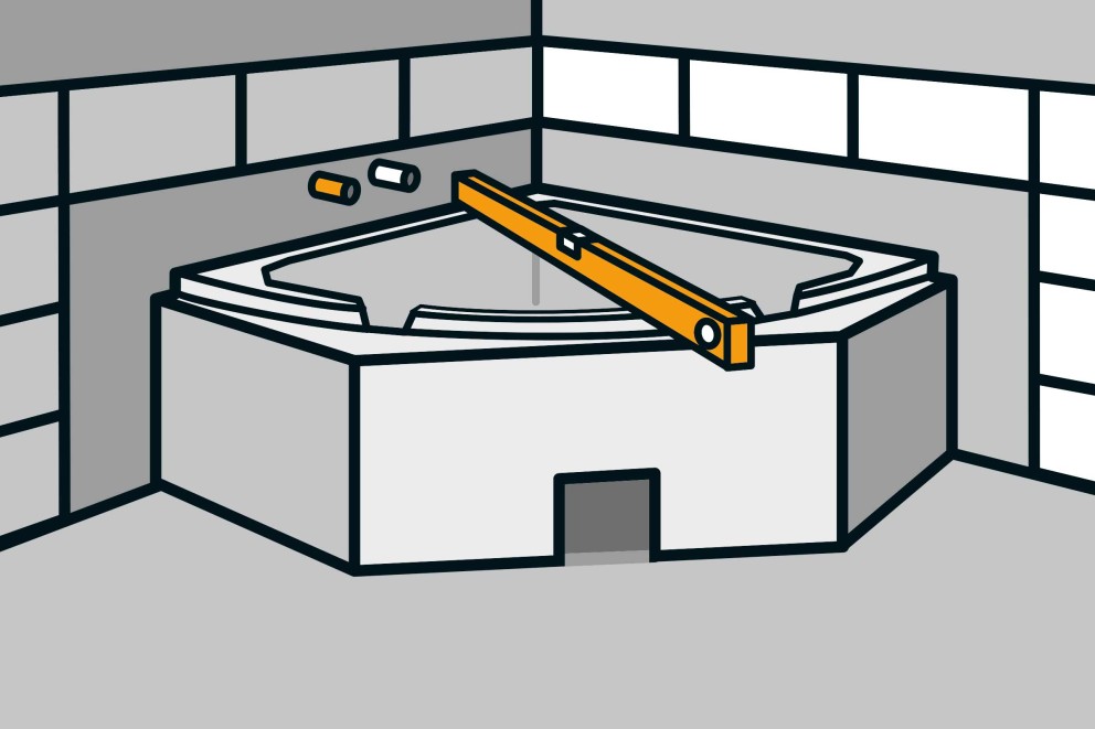  Bad inbouwen met baddrager 14 | HORNBACH 