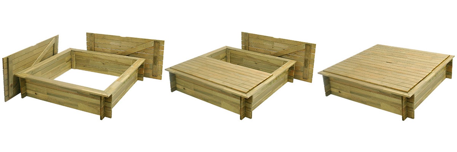 Meppi Zandbak zandbank, antraciet/teak, zandbak van hout, perfect voor balkon en terras Meppi Zandbak zandbank, antraciet/teak, zandbak van hout, perfect voor balkon en terras