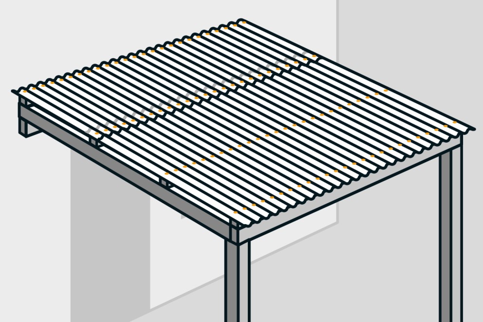 Golfplaten dak maken | HORNBACH