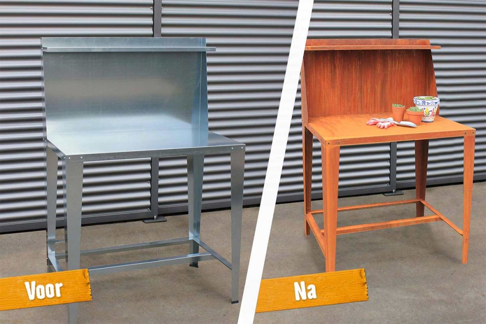 Cortenstaal roest before/after . HORNBACH Cortenstaal roest before/after . HORNBACH