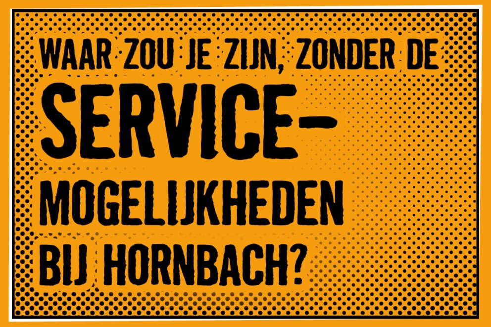 De servicemogelijkheden bij HORNBACH