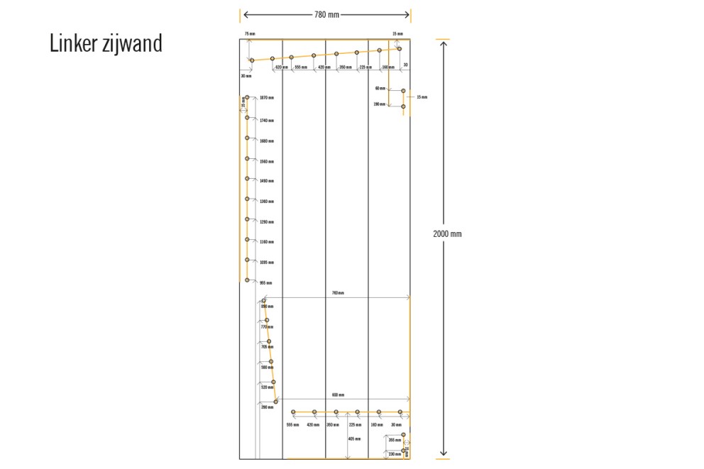 Loungebank zelf maken zijwanden voorboren Loungebank zelf maken zijwanden voorboren